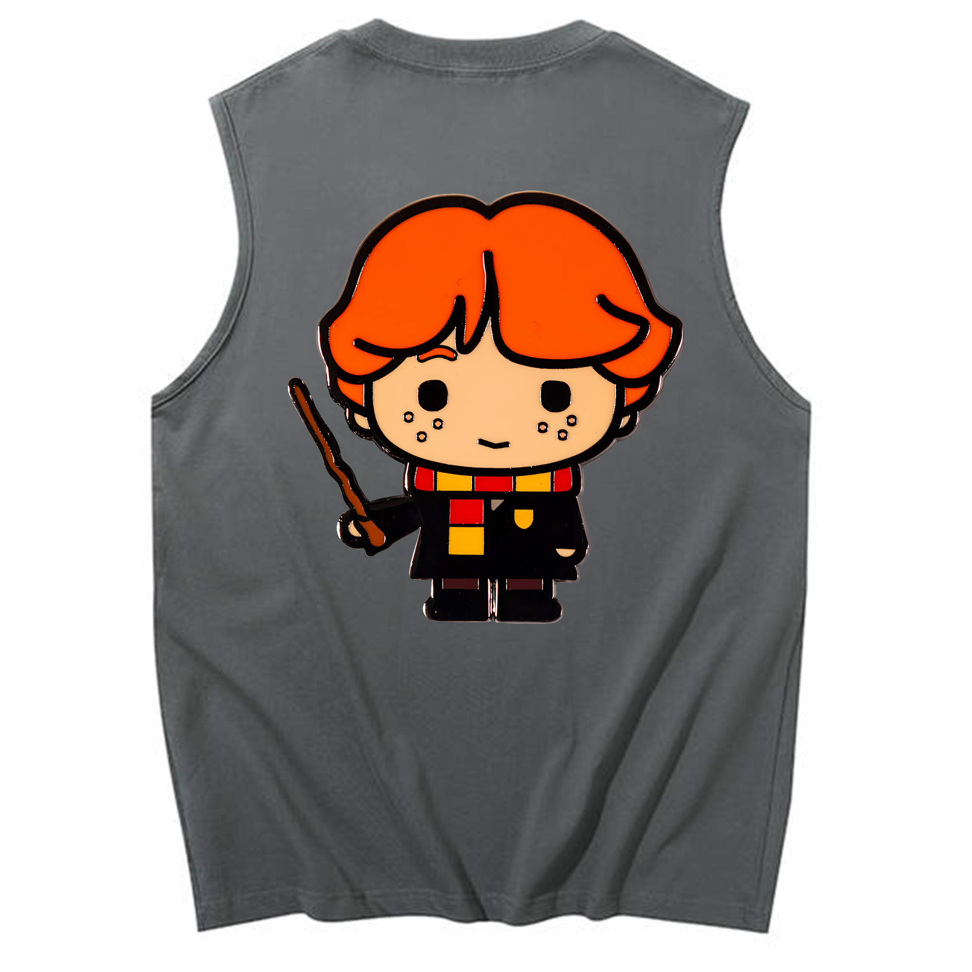 （画像用） Harry Potter ハリー・ポッターシリーズ コットン100％タンクトップ（背面プリント）